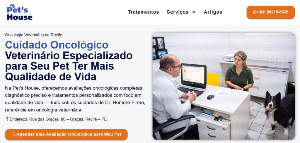 pets house página início