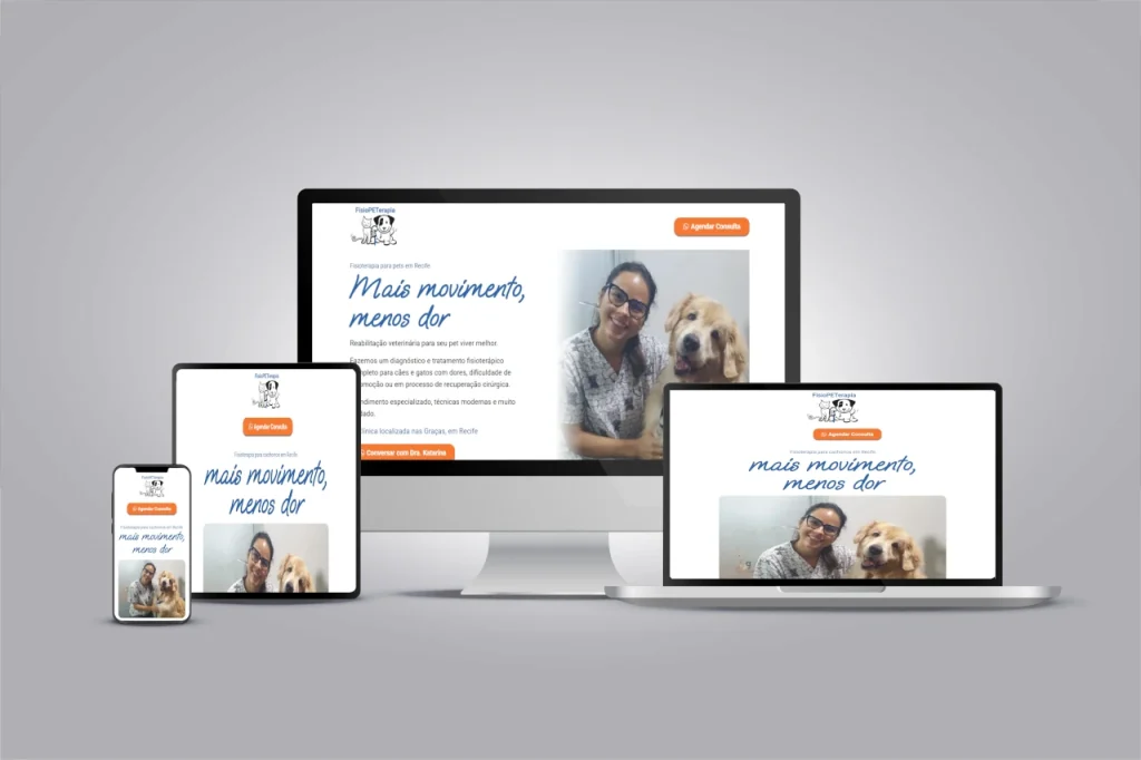 desktop laptop tablet mobile mock up fisiopeterapia